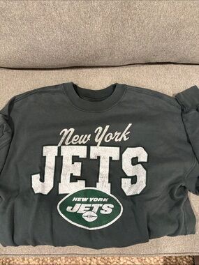 Abercrombie & Fitch New York Jets Crewneck Sweatshirt - Forest Green